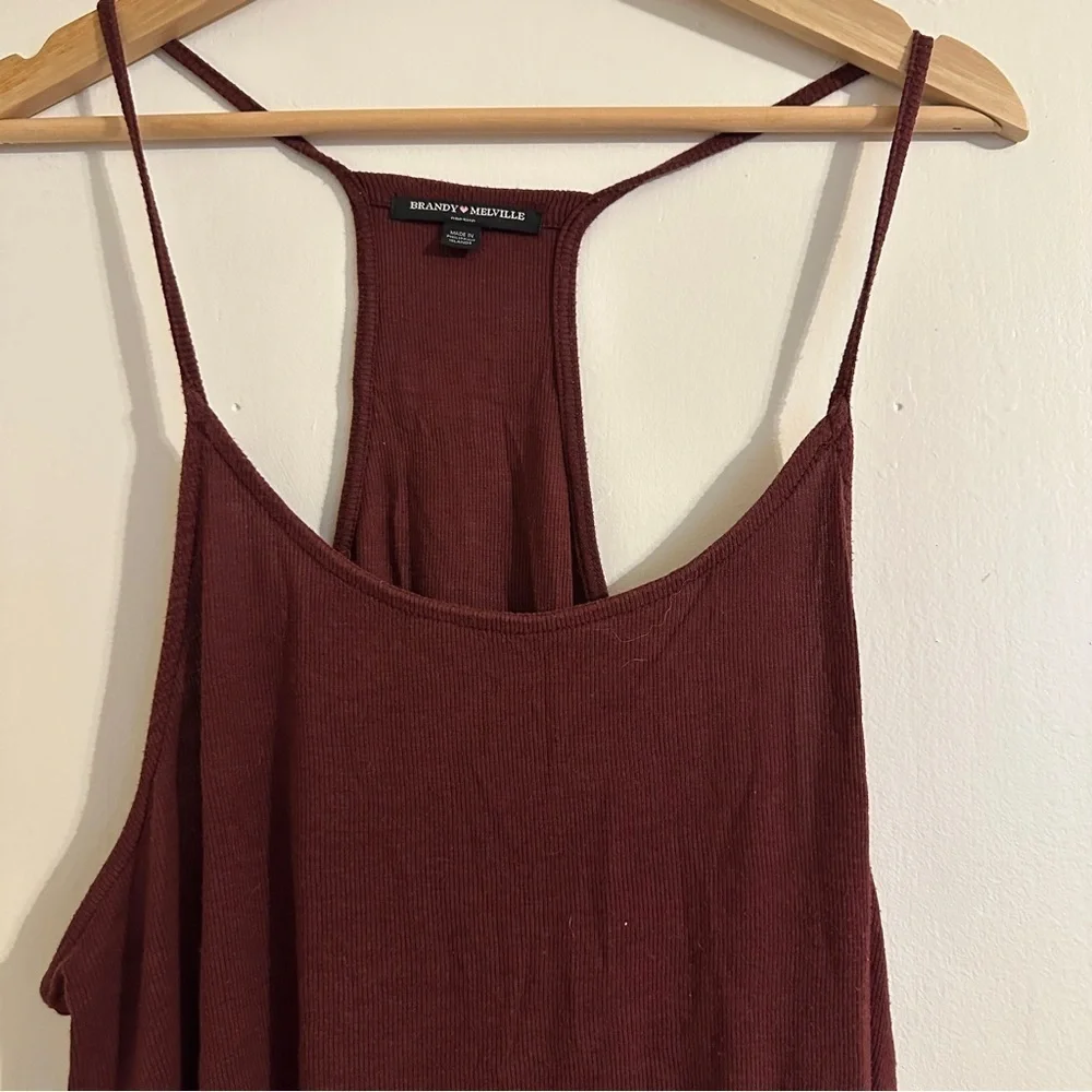 Brandy Melville Tank Top Ribbed One Size